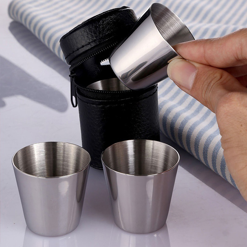4/6Pcs 스테인레스 스틸 컵 미니 샷 유리 맥주 컵 - Espresso Shot Glass 리뷰 및 가격