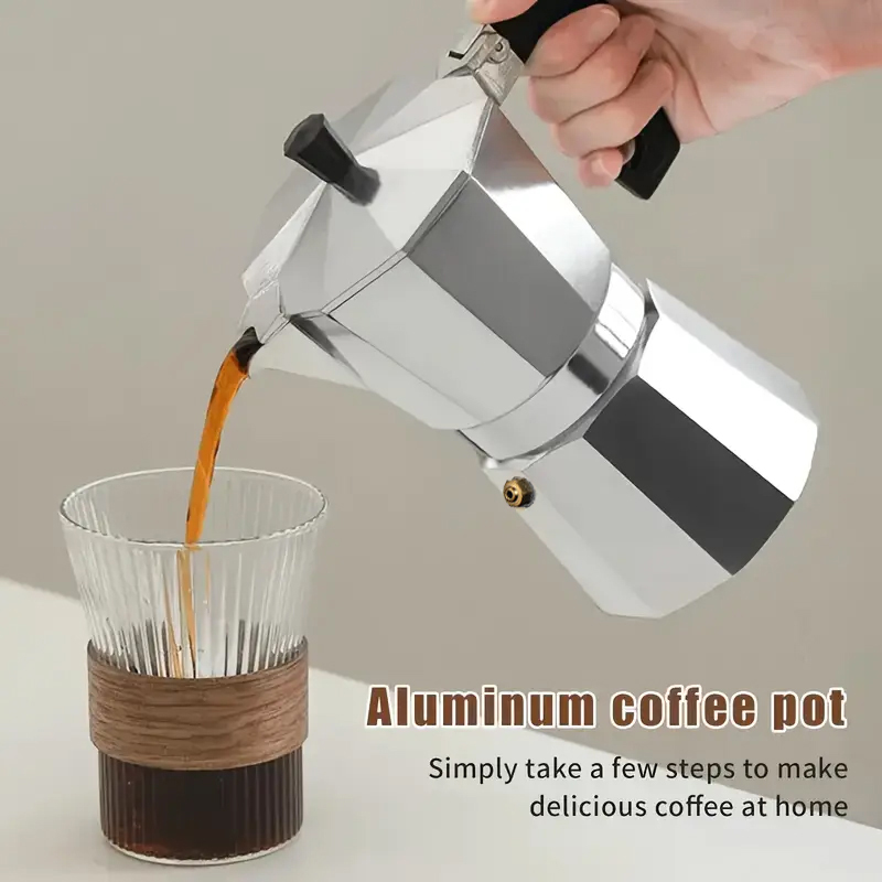 클래식 알루미늄 모카포트 50-300ML 가정용 스토브 - Coffee Equipment For Camping 리뷰 및 가격