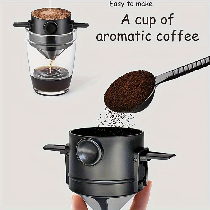 커피 필터 컵 휴대용 재사용 가능한 커피 메이커 필터  - Coffee Equipment For Camping 리뷰 및 가격